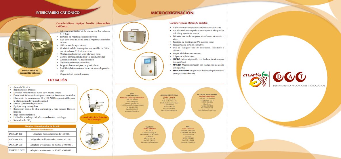 Os recordamos que desde nuestro departamento de aplicaciones os ofrecemos diferentes servicios como: 
- Dosificación de estabilizantes y Velcorin 
- Intercambio catiónico
- Flotación
- Filtración tangencial
- Microoxigenación
Pídenos presupuesto sin compromiso. #Vidyenol #Enartis