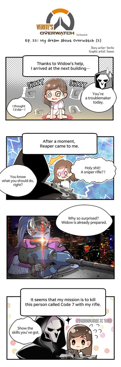 veritedebuisson's tweet photo. Veritewatch Ep. 22: My dream about Overwatch (2)
I will reveal a special cut if likes are 50+ and shares are 10+ 😀!! Like and share this post if you want to see the special cut!
@PlayOverwatch @OverwatchTXT #Veritewatch #Overwatch #Widowmaker #Reaper https://t.co/IL8kCjvPS6