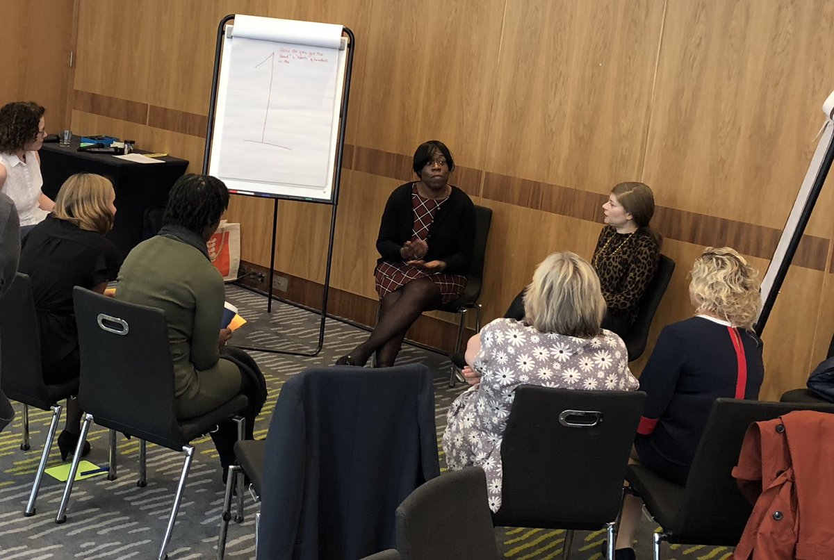 TheTonyNicholls's tweet photo. Open Space conversations in full flow. Topics chosen through a show of hands and we see linked conversations emerging that reflect the complex, interrelated issues faced by the OD&D practitioners in the room. #CSOD2018 @CivilServiceOD_ @MayvinLtd https://t.co/HXhxwoRxXy