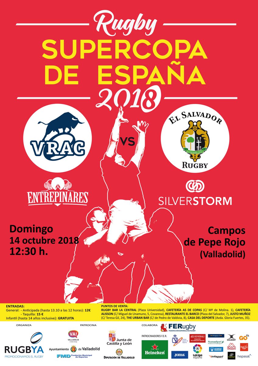 _rugbya_'s tweet photo. 🔵🆚⚫️

A partir de las 12.00 comienza la venta de entradas para la #SupercopaRugby18 entre @VRAC y @Chami_Rugby. 

Consulta en el cartel todos los puntos de distribución oficiales https://t.co/C12B1tfJdE