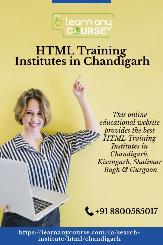 Oliviajames_93's tweet image. HTML Training Institutes in Chandigarh
learnanycourse.com/in/search-inst…
#HTMLInstitutes #HTMLCourse