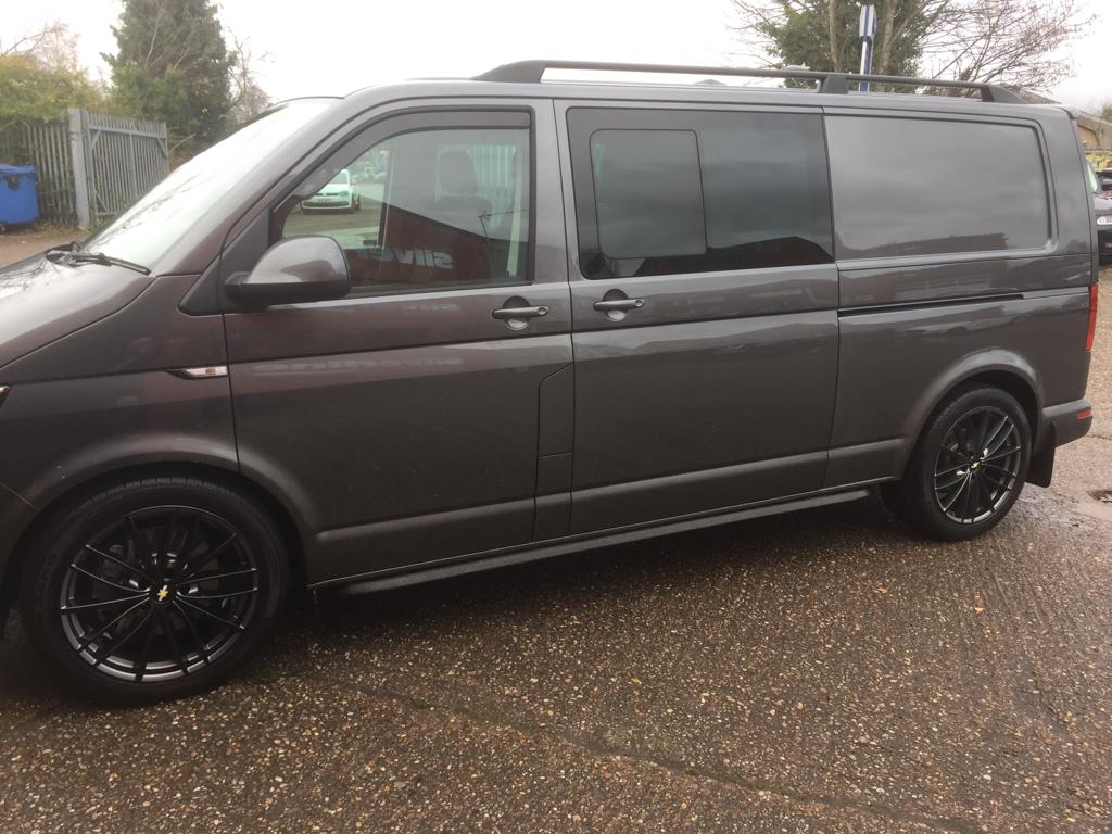 Silverline_UK's tweet photo. We have just had this in! Volkswagen transporter T6 now happily on: 20” Italian class alloys!

Looking much sleeker!

Call us today on: 01926 490002 or email us: info@silverlinewheels-tyres.com

#Silverline #Alloys #Volkswagen #Italian #Warwick https://t.co/Txb0Lf5znr
