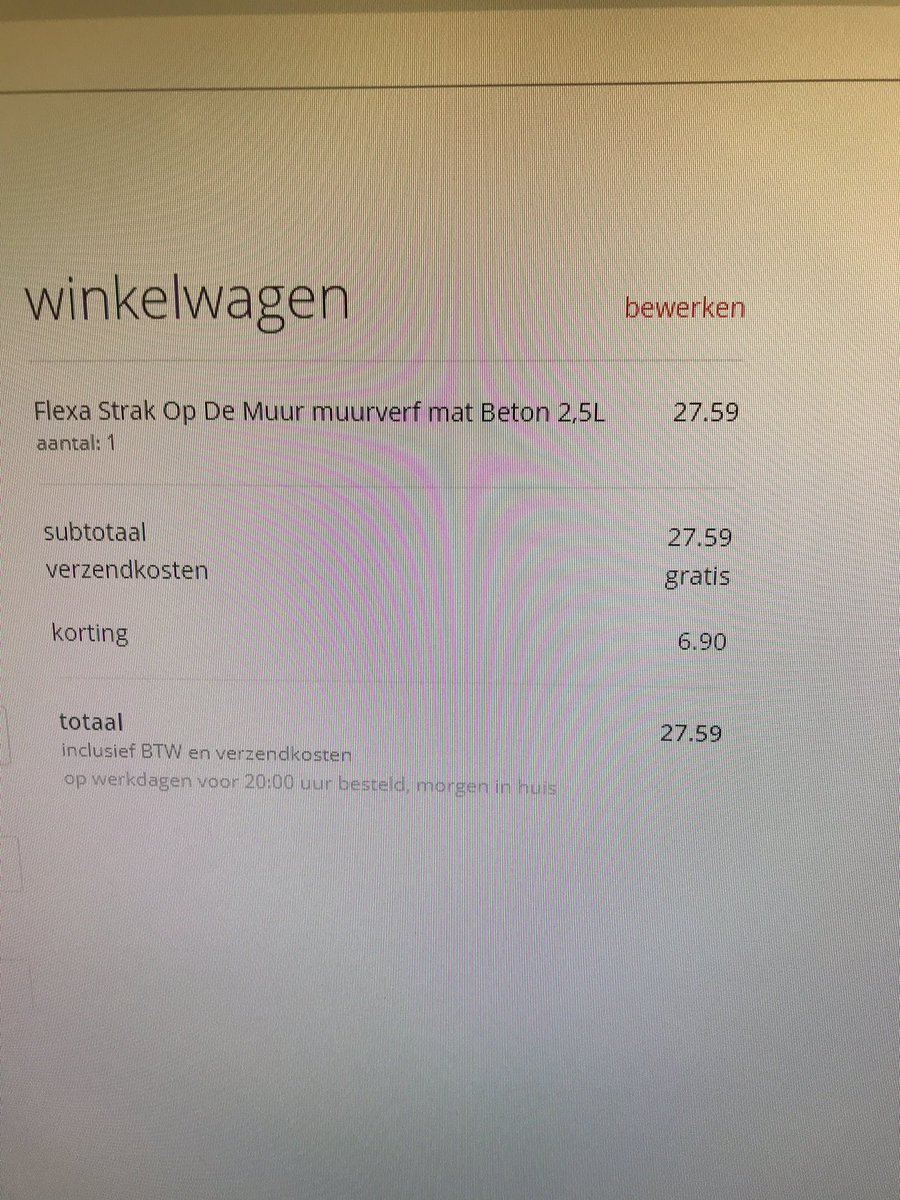 L1anthe's tweet photo. Heel raar @praxis! Het hele bestelproces wordt er gesproken over gratis verzendkosten en dan na de definitieve bestelling, in de mail de bevestiging met verzendkosten. Dat had wel iets eerder gecommuniceerd mogen worden. Dan had ik nl de keuze gemaakt om het op te halen. https://t.co/XgZuStoQlj