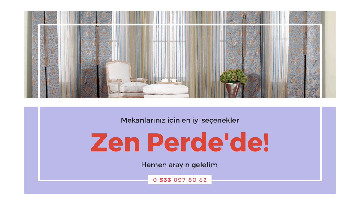 Mekanlarınız İçin En İyi Seçenekler Zen Perde'de !
#gaziantep #perde #zenperde #motorluperde #mekanikperde #stor #storperde #tülperde #tülperdemodelleri #tül #perdeci #pliseperde #perdelens #lensperde #lensperdesatisnoktasi