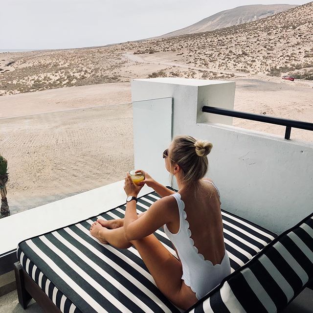 Starting the week at our own pace. Image: mariedaub #Fuerteventura #MondayMotivation