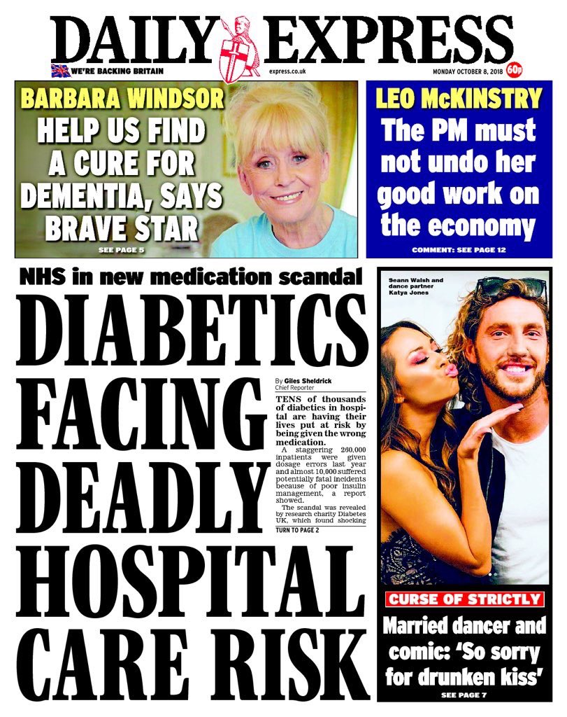 Too many people with all types of #diabetes are not getting the care in hospital that they should; <a href="/DiabetesUK/">Diabetes UK</a> reports on the data &amp; on steps needed to improve inpatient care everywhere via <a href="/ExpressGilo/">Giles Sheldrick</a>
