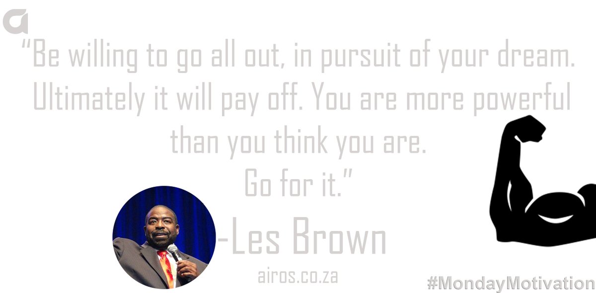 airoseducation's tweet photo. #MondayMotivation #LesBrown
 
You are POWERFUL!
We can create our own miracles if we don’t stop fighting for what we want in life. We should refuse to be denied and keep going until this week gives us what we want, desire and deserve. https://t.co/3Lx91ZoOv4