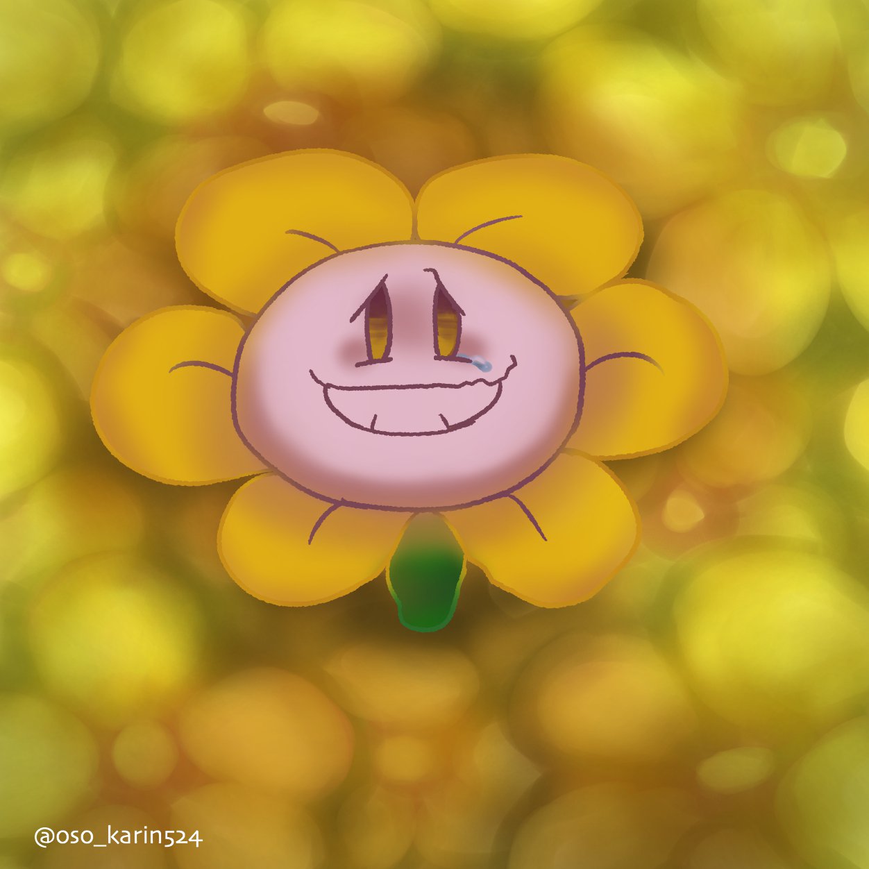 お花のフラウィちゃんイラストまとめ Flowey Fanart Twitter