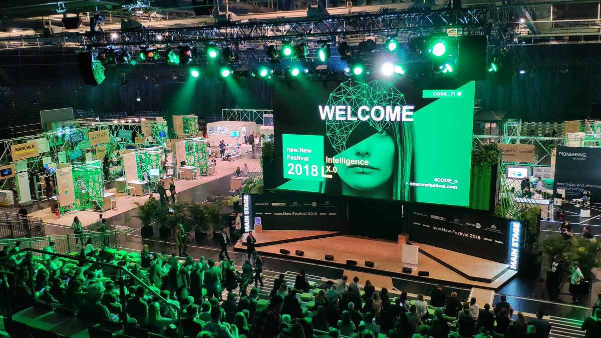 PNennewitz's tweet photo. We look forward to three days of #intelligenceX0 @code_n #newNEWFestival | Stop by  @Kaercher_PR booth to see how we shape the future of cleaning | #KaercherNewVenture https://t.co/6JwkWJShOx