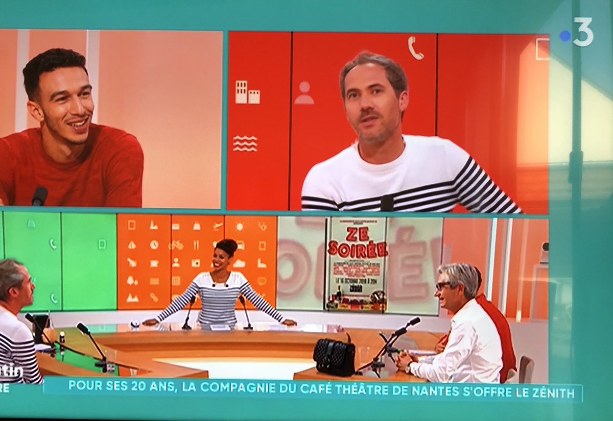 Ce matin <a href="/DanielCCCamus/">Daniel Camus</a> est invité par <a href="/aliciafall/">Alicia Fall</a> #9h50lematin sur <a href="/F3PaysdelaLoire/">France 3 Pays de la Loire</a> ! Il nous parle de son #nouveau #spectacle et #zesoiree le 16octobre au <a href="/ZenithNantes/">Zénith Nantes</a> dont il fera partie ! #rock 👏🏼 #20ansdelacompagnie