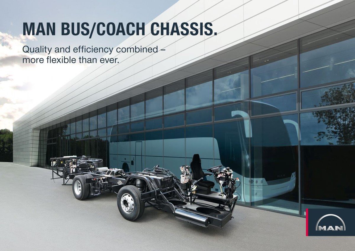MANTruckBusIre's tweet photo. The #MANbus/ #MANcoach chassis is innovative, reliable, dynamic, comfortable, powerful, economical, eco-friendly, and above all else, easy to build on.
https://t.co/ItqdzXXxAv 
#MondayMotivation #bus #buslife https://t.co/eZZDL3xOGt