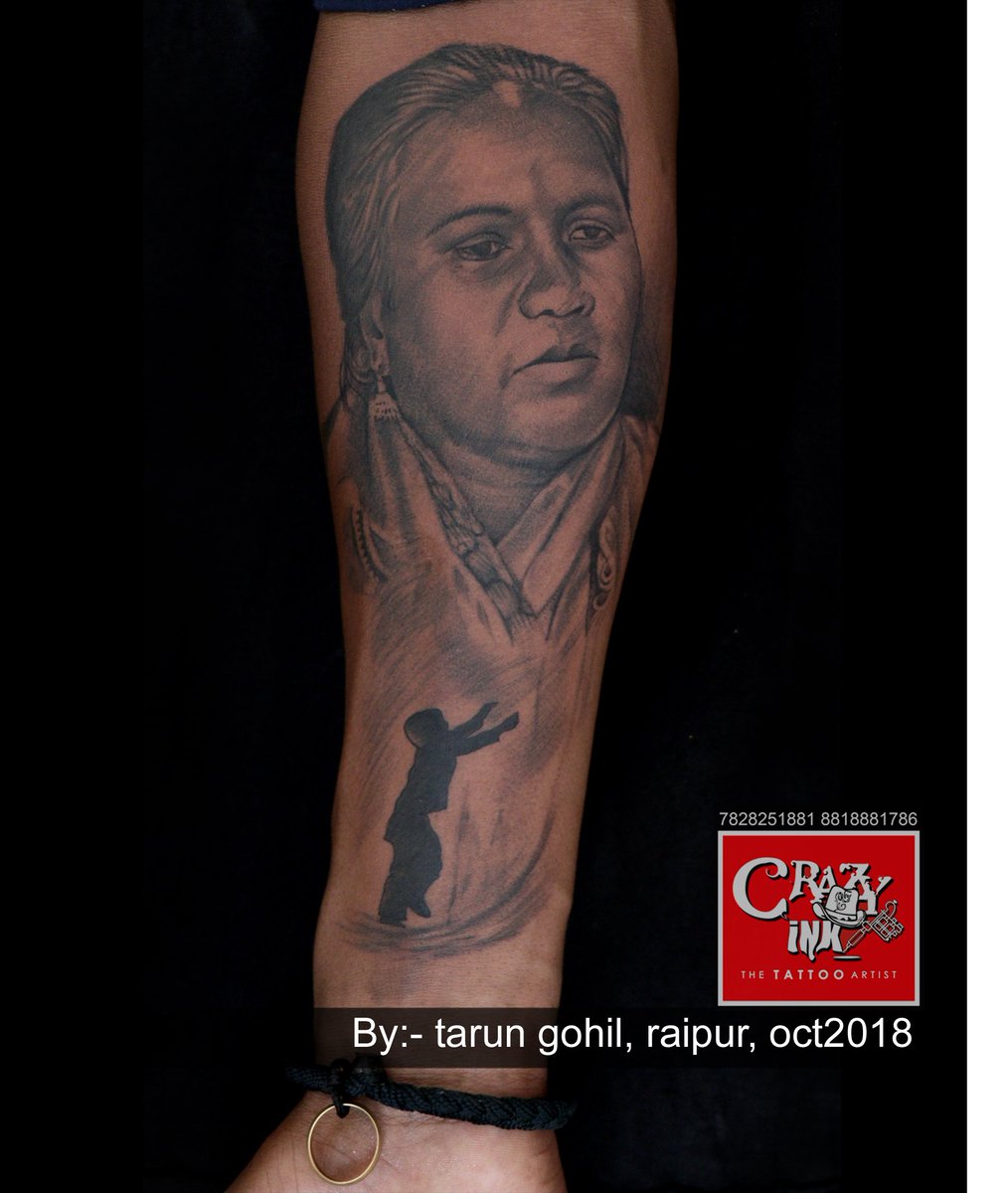 Akash Chandanis Tattoo Art  Love of Mother  Son Meri Maa Mera Rab in Punjabi  Tattoo by  Akash Marotkar akky akashmarotkar SKIN MACHINE TATTOO  STUDIO  Bhopal  India Email