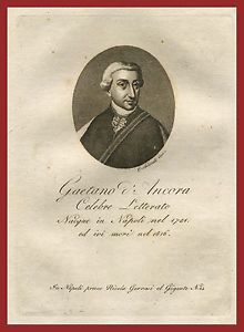 L'8 ottobre 1751 nasce Gaetano d'Ancora, archeologo, filologo e grecista, autore di numerosi saggi su scavi e ritrovamenti