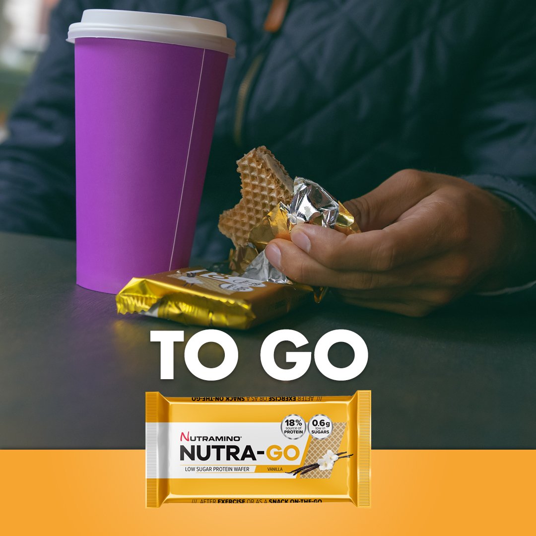 Monday morning essentials.☕ A Nutra-Go Wafer and a coffee to go! The best way to boost your day.

#MondayMorning #NutraGo #ForLifeOnTheGo #MorningBoost