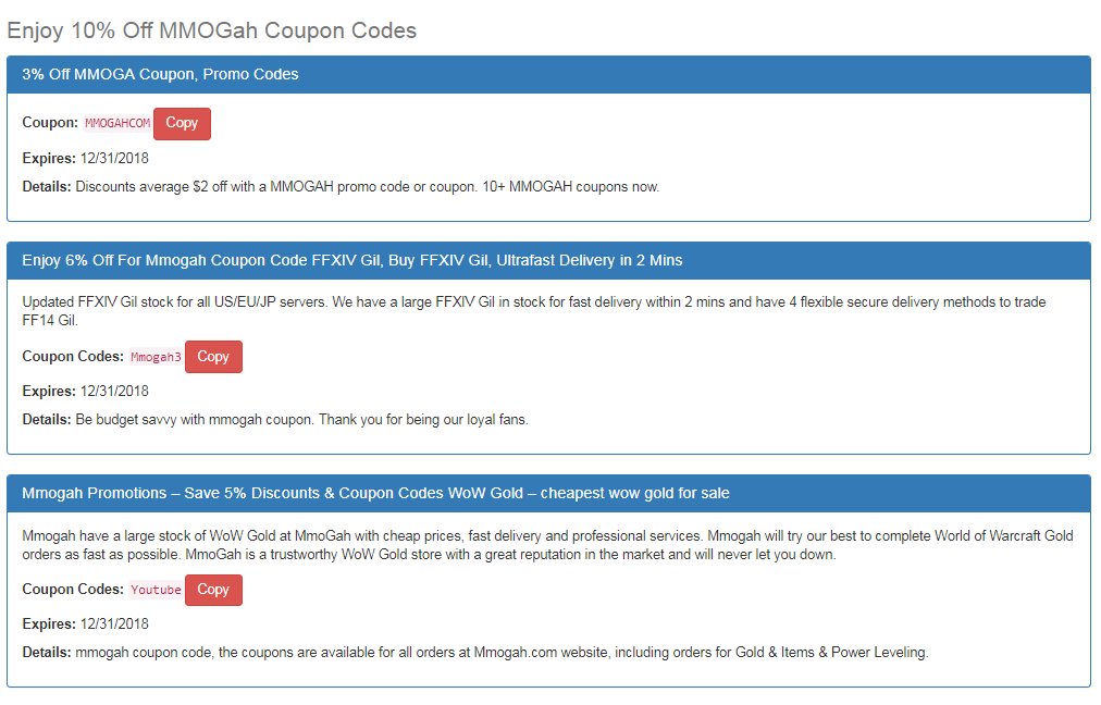 CurrencyPoE's tweet photo. Enjoy 10% Off MMOGah Coupon Codes:
https://t.co/dIIBtwA9am
Discounts average $2 off with a #MMOGAH promo code or coupon. 10+ MMOGAH coupons now. https://t.co/r2wVFstOsH