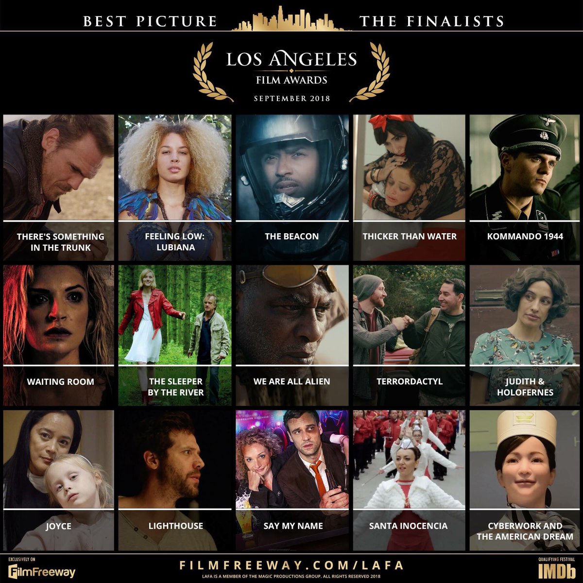 LaDorMeuseDuva1's tweet photo. We are thrilled that @lafilmawards has nominated #ManuelSanchez’s THE SLEEPER BY THE RIVER for BEST FILM. Exciting! Congratulations to all finalists!
@QUIZAS_Films @MPascaleGRENIER @MarinaTomeact
#SupportIndieFilm #PascalTurmo #DominiquePinon #DelphineDepardieu https://t.co/PIjs9ftzKf