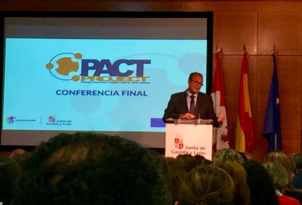 dolmaba's tweet photo. En la presentación de los resultados del #PactProject sobre innovación en atención a las #personas de manera cooperativa y de carácter tecnológico con @jcyl @aytoSalamanca @LeonAyto @AyuntamientoVLL @Dip_Va @EAPNCyL y @UVa_es como partners https://t.co/ELRqJVsPq6