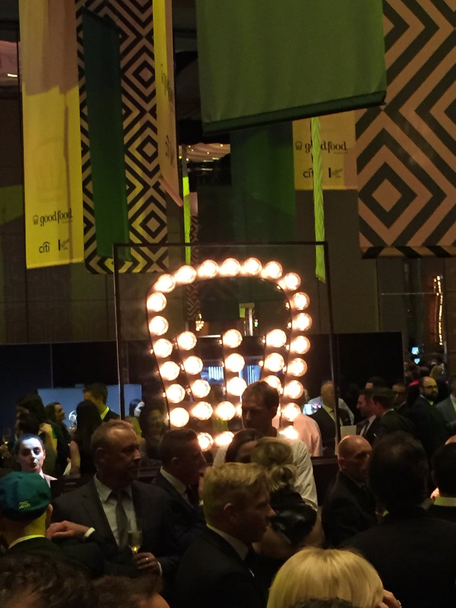 goodfoodAU's tweet photo. And we’re off, the best in the biz assemble at Crown Palladium in @Melbourne for the Good Food Guide Awards 2019. #goodfoodguide19 #goodfoodawards https://t.co/mhp0OhtPMx
