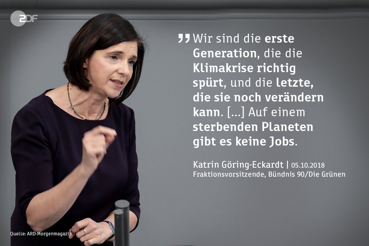 GoeringEckardt's tweet photo. Die Begrenzung auf 1,5°C ist laut #IPCC möglich. Das ist die gute Nachricht. Wir befinden uns aber eher auf einem 3 bis 4°C-Pfad!

Auf einem toten Planeten gibt es keine Jobs! Das müssen auch Union&amp;SPD endlich einsehen &amp; handeln, bevor es zu spät ist. 🌍🔥 https://t.co/juRqfQ3ZrS https://t.co/DXnoLsq5wj