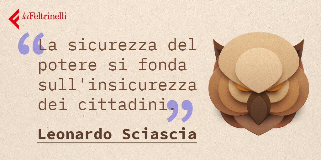 Feltrinelli Librerie on X: 57 anni fa Leonardo Sciascia ci lasciava in  eredità il romanzo Il giorno della civetta #9ottobre   / X