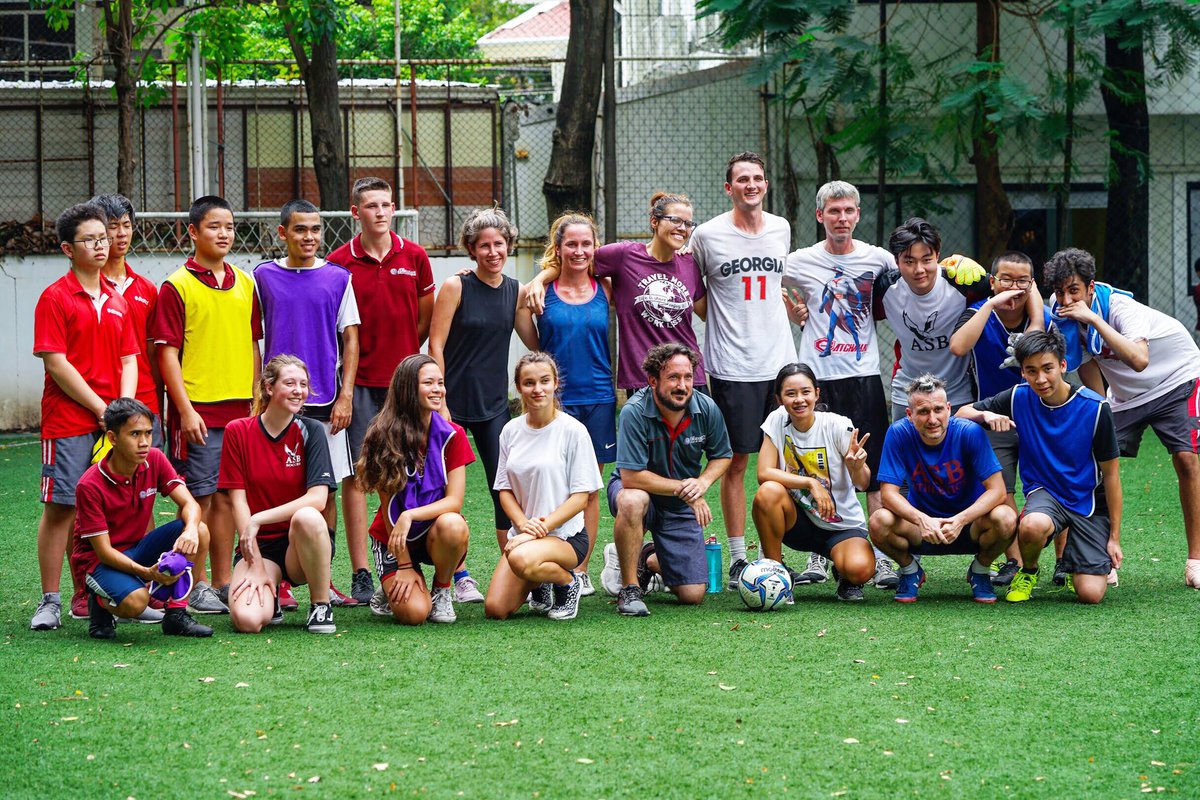 When everyone thought the youthful legs would outsmart the clever grown-ups, the game ended with an epic tie (2-2). 

Congratulations to all the players for a very entertaining match!
#StudentsVsTeachersSoccer #FriendlyTournament