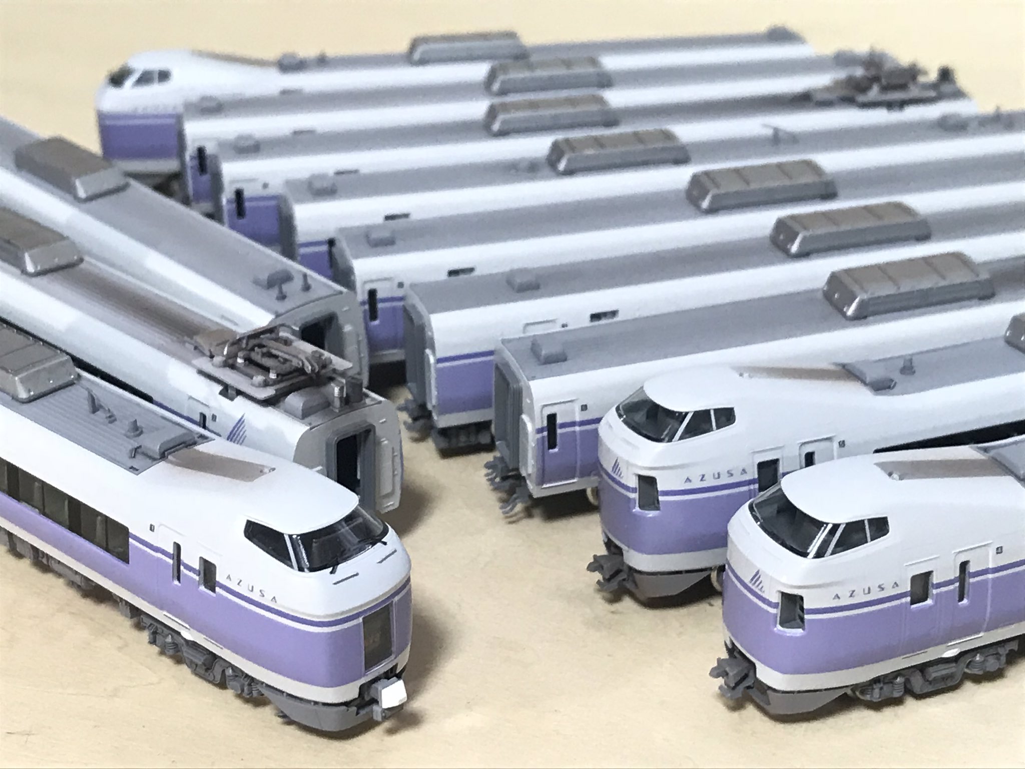 まるちゃんさん専用！　KATO E351系「スーパーあずさ」 KATO E351系 スーパーあずさ 8両基本セット 10-1342・4両増結