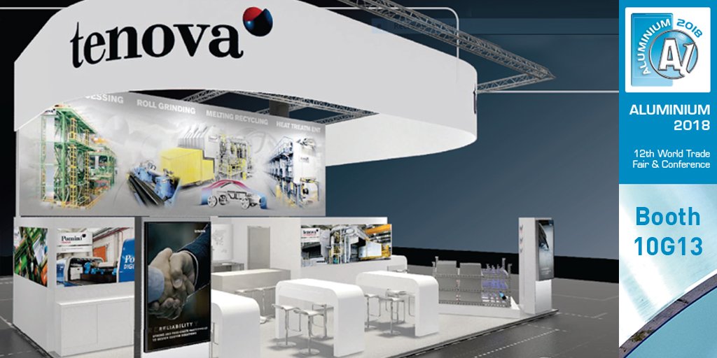 #SavetheDate Tenova experts will be at <a href="/ALUMINIUM_SHOW/">ALUMINIUM</a> to present our innovative technologies for #aluminium in Dusseldorf, October 9-11. Visit us at booth 10G13, Hall 10 <a href="/MD_GmbH/">Messe Düsseldorf</a>. #innovation #sustainability #ALU18 #messedus #düsseldorf #Tenova <a href="/TenovaLOI/">Tenova LOI</a> #Pomini #Italimpianti