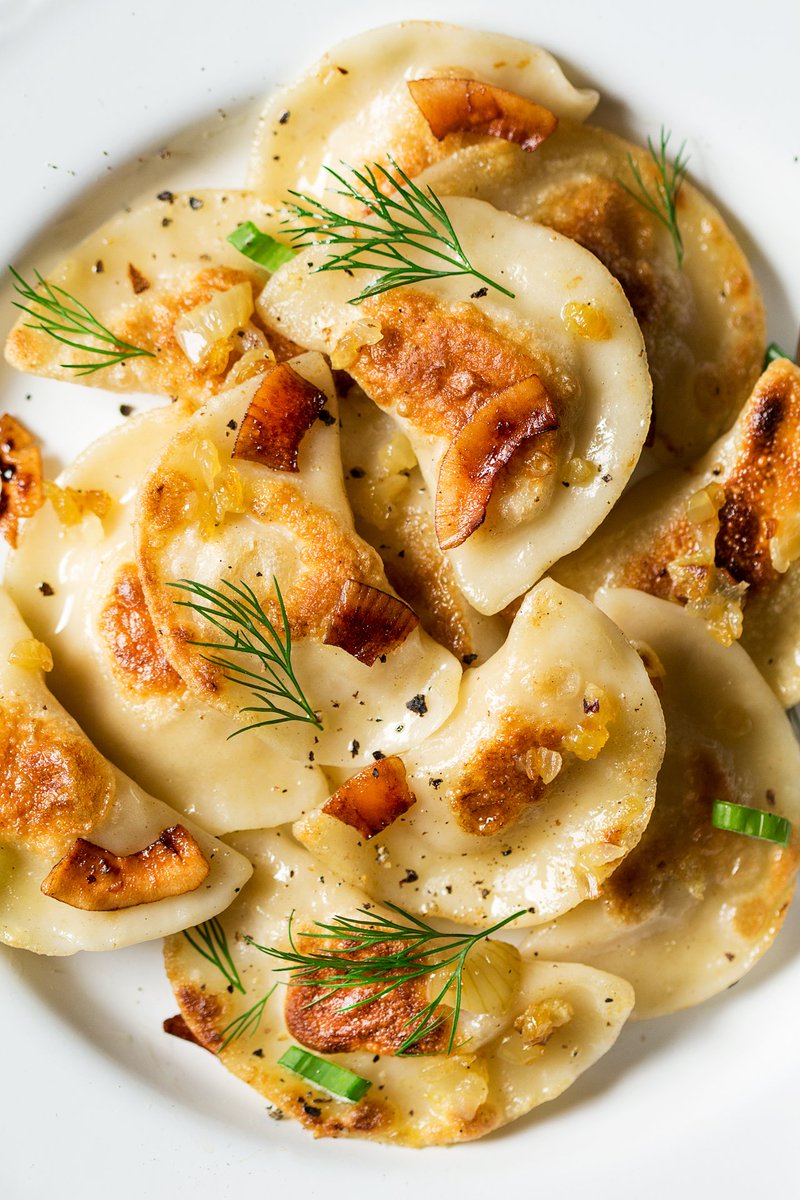 PanaceaK's tweet photo. Happy Pierogi Day
Celebrate this national dish...vegan style! Recipe from @lazycatkitchen 
https://t.co/Pk75khnfta  
Ciesszyć się #vegan #nationaldays #comfortfood https://t.co/Efzn90HY5k