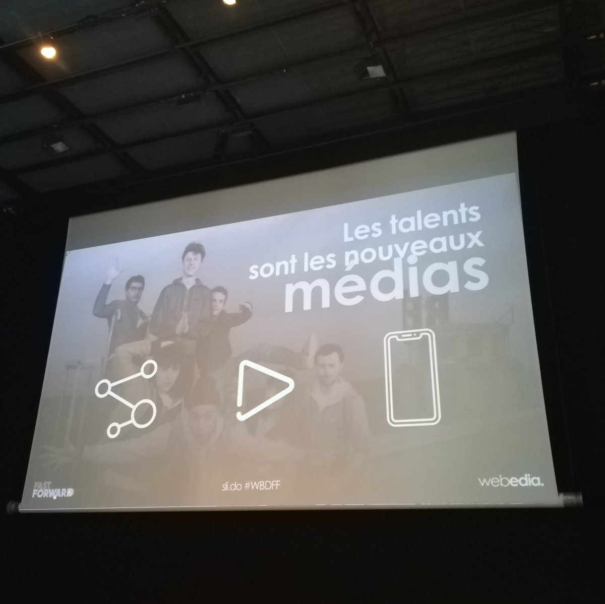 KlerviD's tweet image. @rocous @WebediaFR "Les talents sont les nouveaux médias" #LaboDiffuseurs @PoleMedia