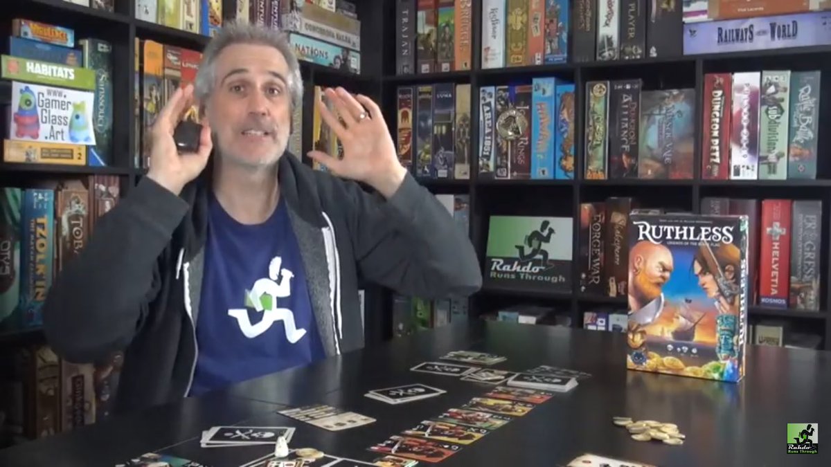 alleycatgames's tweet photo. Well I’m very excited about what #Rahdo has to say about Ruthless: our not to Kickstarter game! Pre-orders for Essen pickup opening later today/tomorrow. https://t.co/ZyIUNounGm