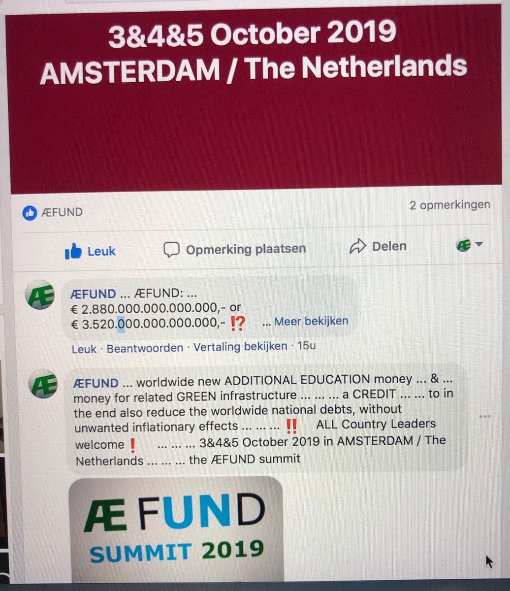 AEFUNDorg's tweet image. … TOGETHER … realising the @AEFUNDorg with ‼️ALL Country Leaders❗️ … worldwide new ADDITIONAL EDUCATION money …&amp;amp;… money for related GREEN infrastructure … @MinPres @MinOCW @MinIenW @markrutte @ministerBlok @SigridKaag @ivanengelshoven @arieslob @WBHoekstra @CvNieuwenhuizen