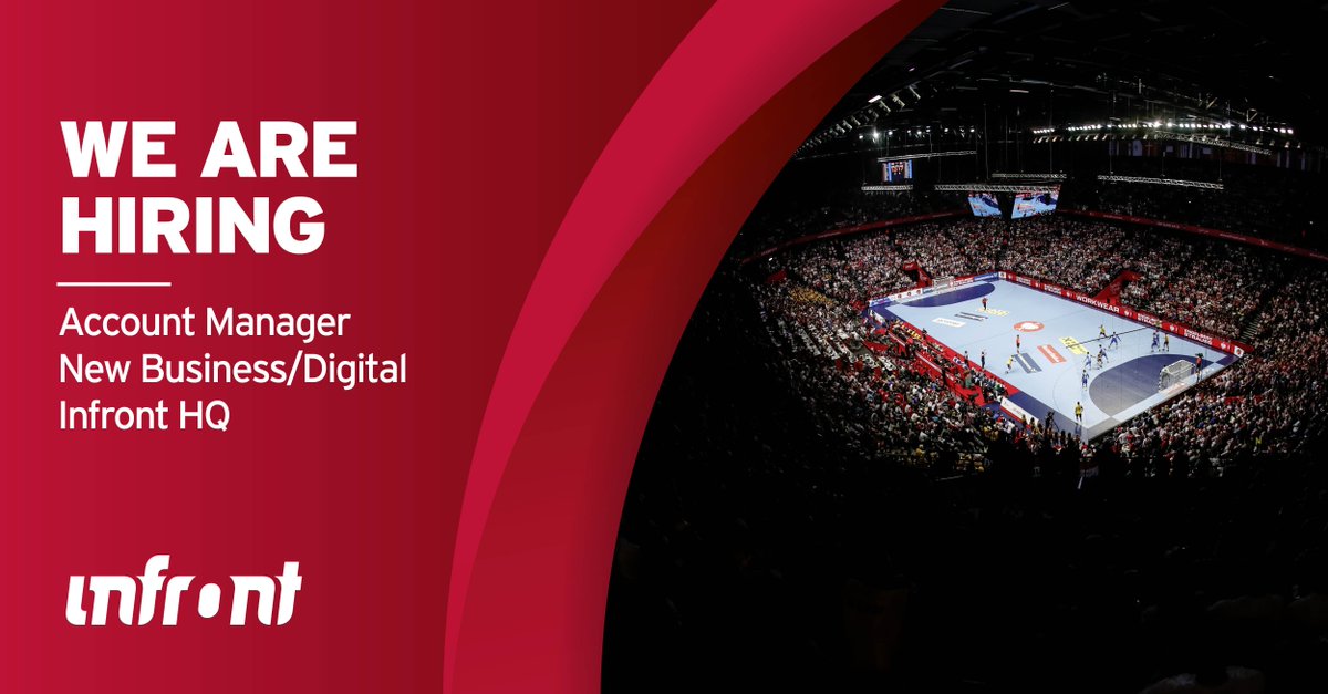 infrontsports's tweet photo. Passionate about emerging media technologies and digital strategies in sport? Come and join our digital team! #AllAboutDigital #DigitalJobs https://t.co/roLyys2g2g https://t.co/iPZ9RjKDhE