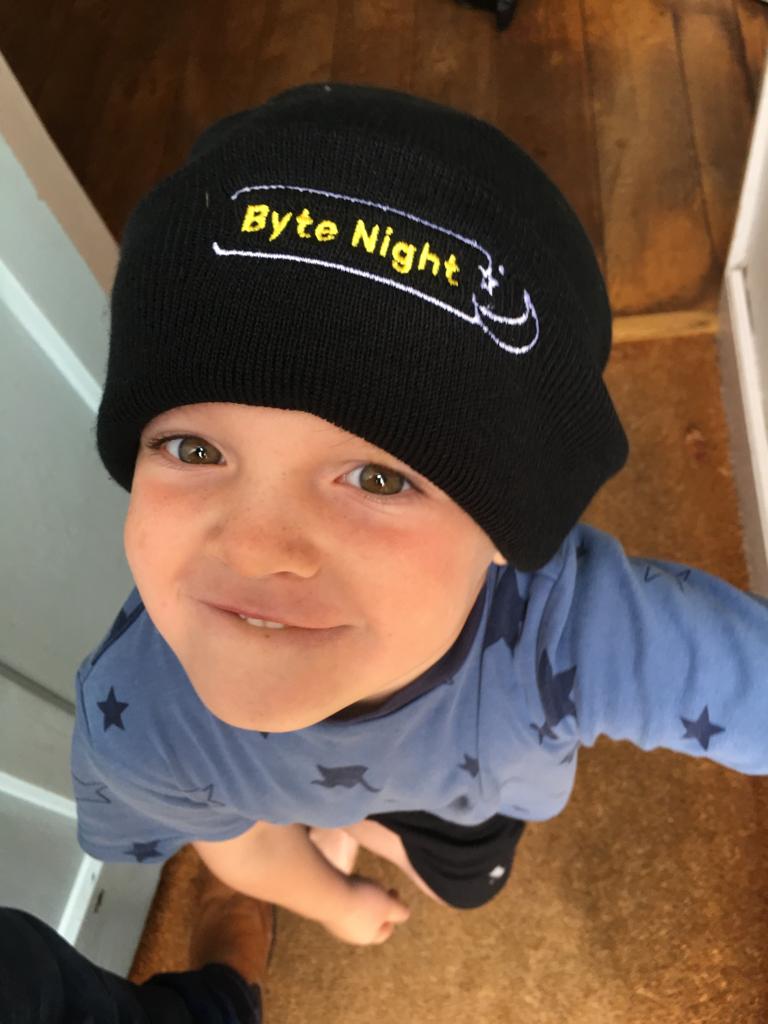 _LaFosse's tweet photo. We all got to go home though - what a privilege. And to see this guy is a powerful and personal reminder of the great work @actnforchildren  do - thank you again, and see you next year! #bytenight2018 @ByteNight https://t.co/UyjMnqiozK