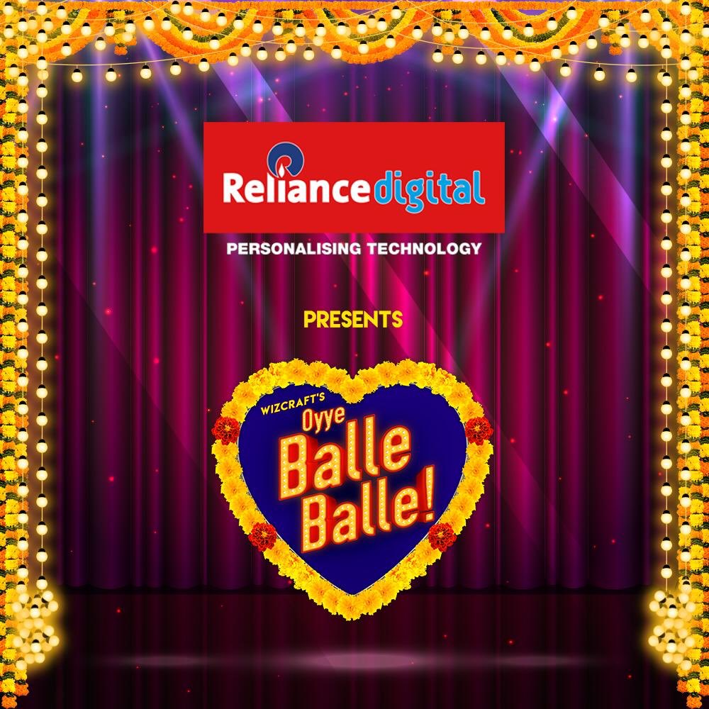We are proud to have on board <a href="/RelianceDigital/">Reliance Digital</a> as our presenting sponsor! #OyyeBalleBalle