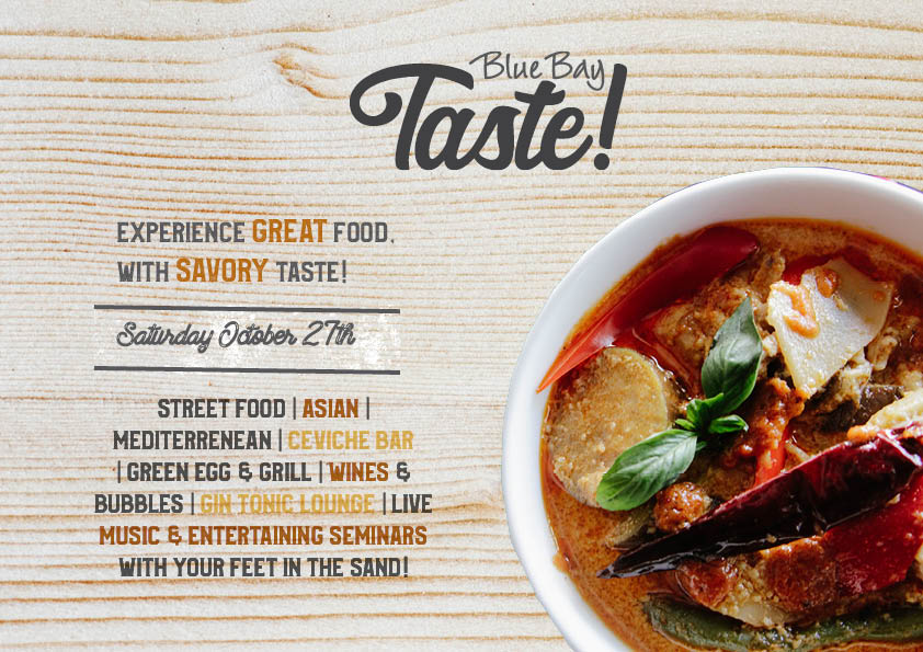 BlueBayCuracao's tweet photo. Blue Bay Taste Second Edition!🌎
See you the 27th!

#makeyourtastebudsready #food #bluebay #curacao #caribbean #bluebaycuracao #bluebaybeach #foodylicious #taste #beach #holiday #realesate #enjoy https://t.co/kFUe6WhR0N