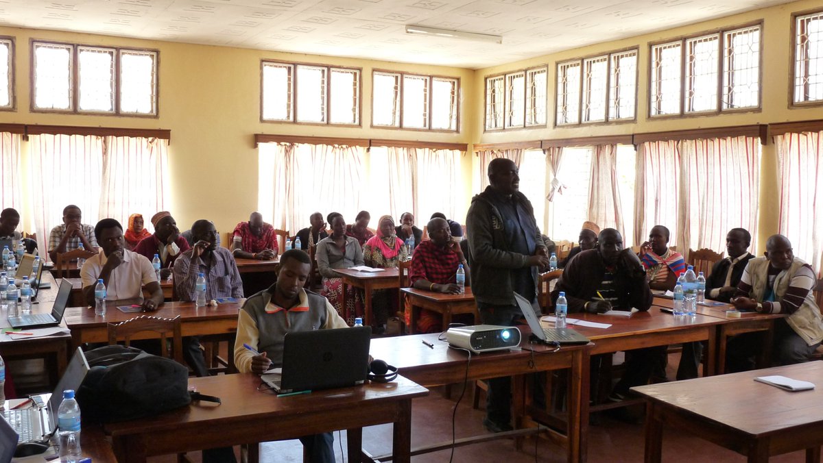 tnrforum's tweet photo. In the PSP meeting today, Euphrasia Shayo from @forumcctz initiated the discussion with a definition to #ClimateChange, then Bibie S. Abdullah from @tma_services explained the 5Ws and Hows of Weather Predictions from Tanzania Meteorological Agency #AYP_II_Project https://t.co/89WYKl9cbu