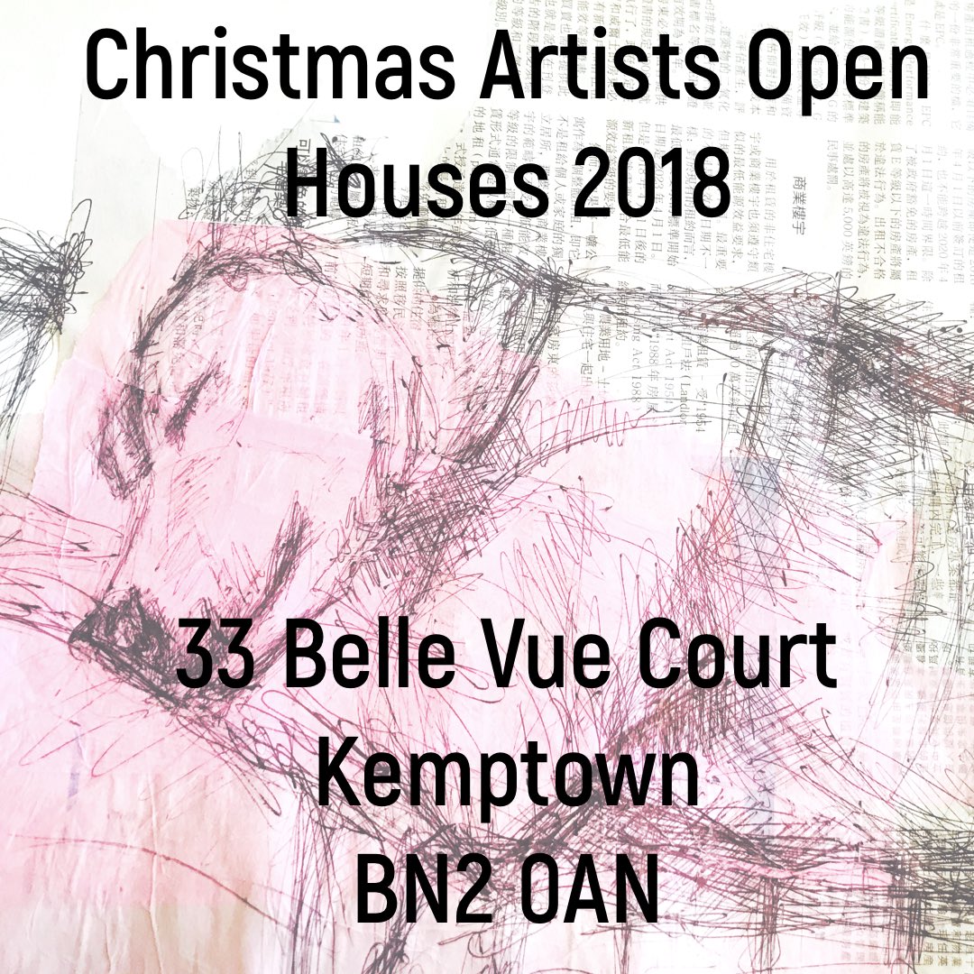 Lots of work underway for @artistshouses in #Kemptown I’m exhibiting at Lucy Taylor’s with @tweetanniekerr and Zoe Ashby. #affordableart and #xmaspresents for sale 4 #xmas @Justacard1 #cards @annie3kerr #christmas #aoh2018 #xmasaoh #kemptownarts #kemptown #brighton #sussexart
