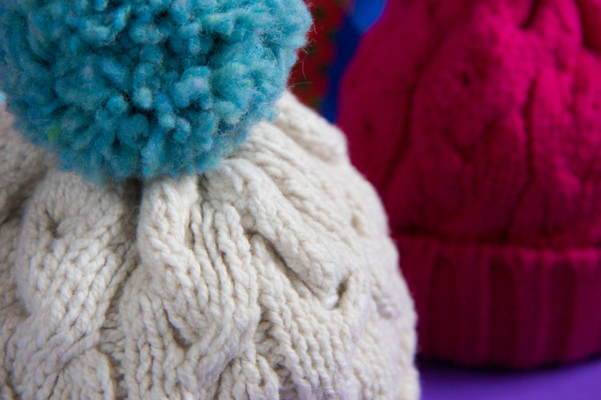 funky hats and scarves