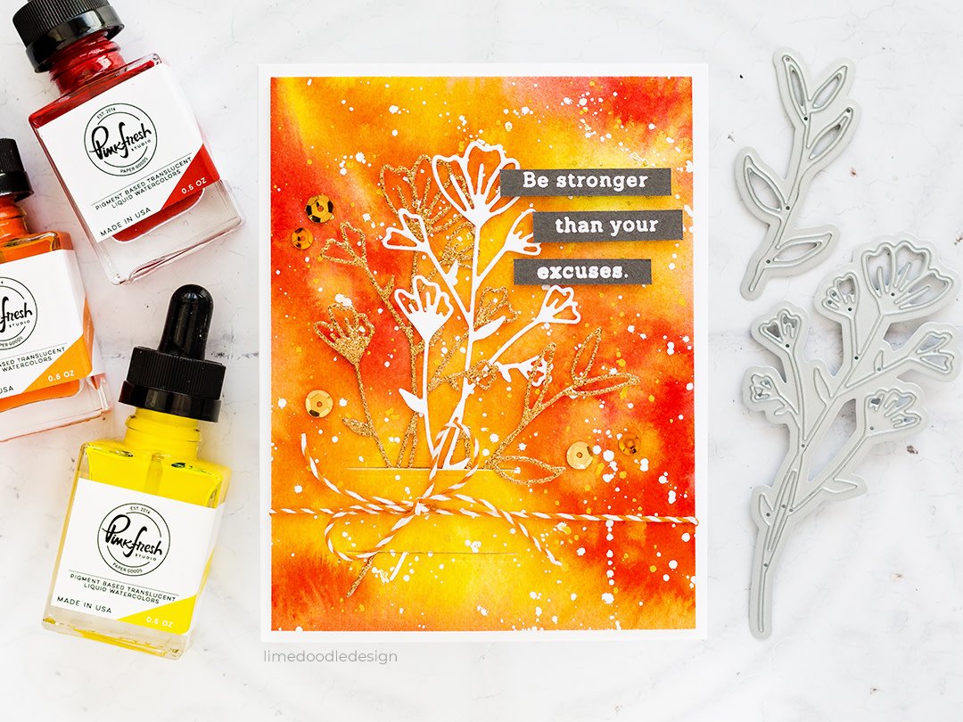 limedoodledoo's tweet photo. I'm joining Pinkfresh Studio today celebrating their October release with a blog hop! This is one of 5 cards I have on my blog 😃 I hope you'll call by to join in 👍🏻https://t.co/P94r5CqYUA #pinkfreshstudio #watercolor #watercolour #diecutting #cardmaking https://t.co/T2N4FVJHm0
