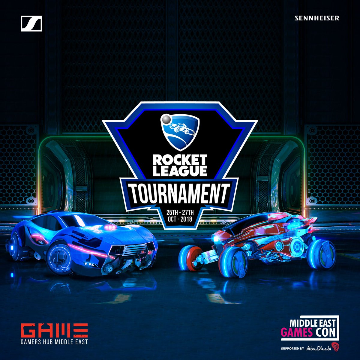 GamesConME's tweet photo. Fire up your engines, because @SennheiserME is bringing you a Rocket League Tournament at Games Con! https://t.co/gaabwru04j

شغلوا محركاتم, لأن سينهايزر ستنظم بطولة روكيت ليج في معرض الشرق الأوسط للألعاب! https://t.co/e56JTlrPYg
@GamersHubME
#GamesConME #RocketLeague #Sennheiser https://t.co/VlvRtlZXuP