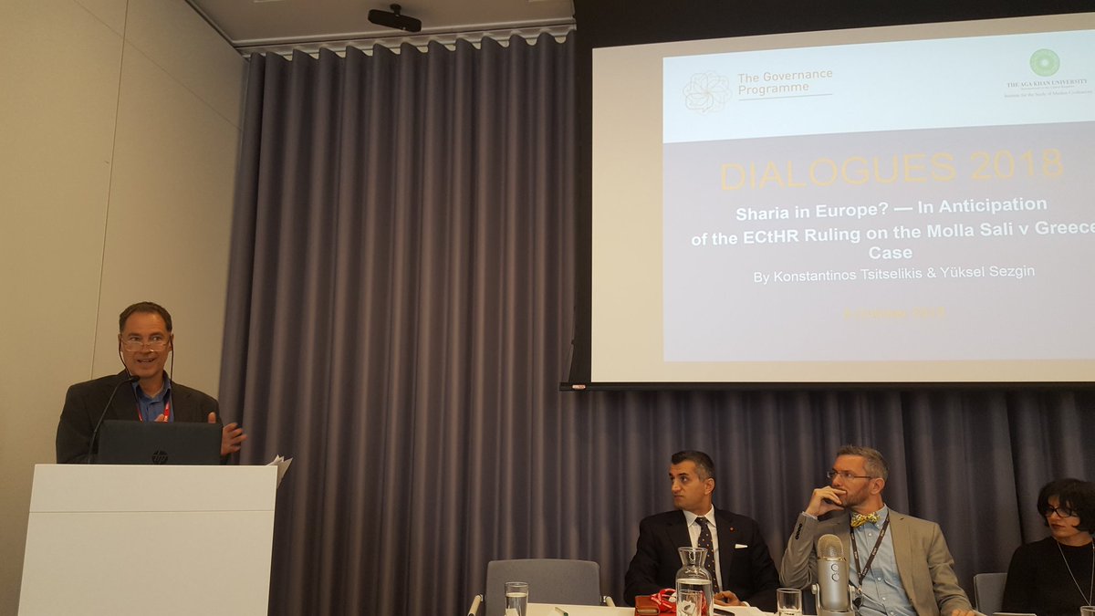 AKUISMC's tweet photo. Today's event: Sharia in Europe? β In Anticipation of the ECtHR Ruling on the Molla Sali v Greece Case
#ISMC #GovernanceProgramme #Sharia #Greece https://t.co/khh3AQM9YZ