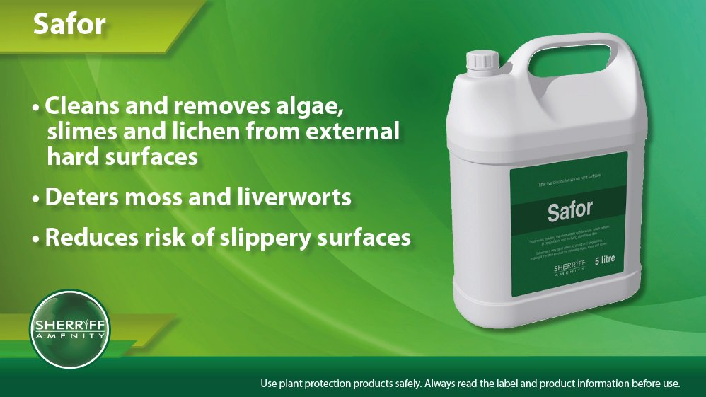 AgrovistaAMNTY's tweet photo. Safor is a surface biocide for use against moulds, fungi and algae on external hard surfaces. https://t.co/vwFD144nwi
#AlgaeControl
#MouldControl
#Cleaner https://t.co/PtoepYKgo6