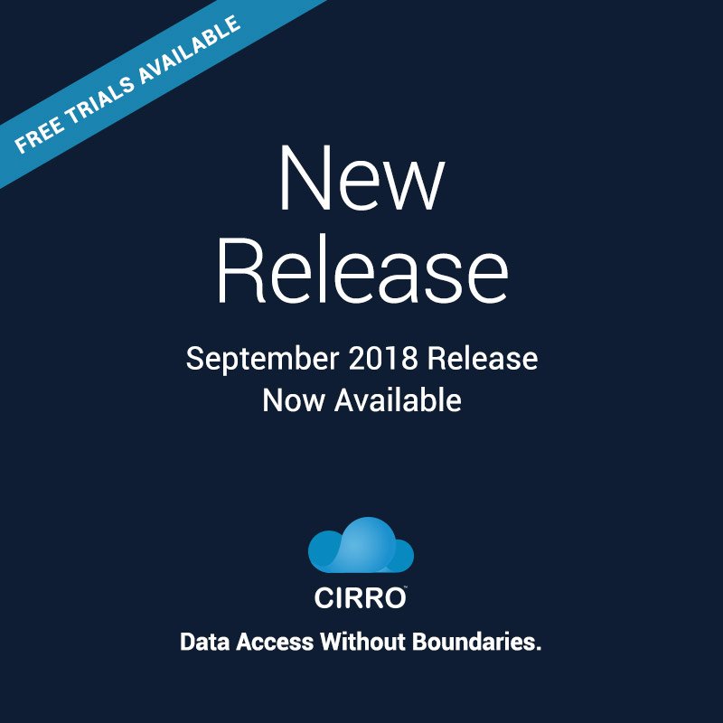 cirroinc's tweet photo. We have a new Cirro release.
Quick and easy provisioning, secure database management, programmatic policies... plus you can try it for free! Find out more here: https://t.co/pVxXB8vaBU
Start your free trial - https://t.co/z9Ug4YdqUR 
#unhackable #zerotrust #2FA #securedatabases https://t.co/WH1z3cXMj9
