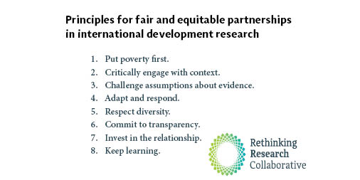 caid_research's tweet photo. Published today! Eight principles for fair and equitable research partnerships – and our new resources for putting them into practice #rethinkingresearch https://t.co/IHy6zKua68 https://t.co/M0dRtZbg7W
