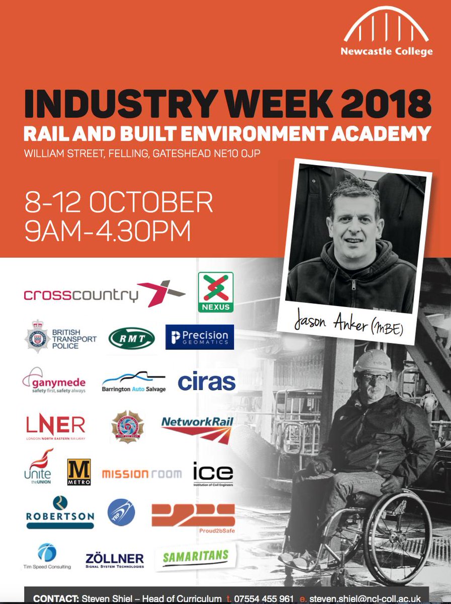 Ganymede_Jobs's tweet photo. Today marks the start of @railweek and Industry Week! Ganymede is delighted to support Newcastle College Rail Academy to deliver an action-packed week showcasing the engineering industry to the next generation. #STEM #YOE #RAILWEEK2018 https://t.co/na5puASG75