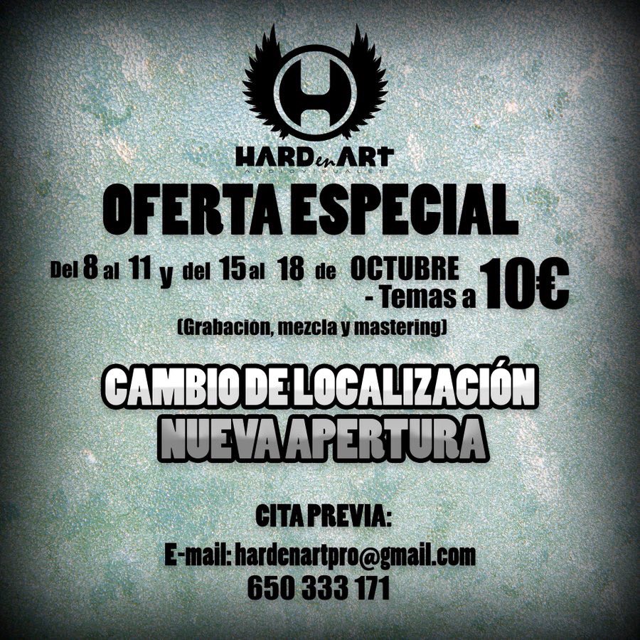 HARDenART's tweet photo. Empezamos hoy! https://t.co/j8OwDSO7P0