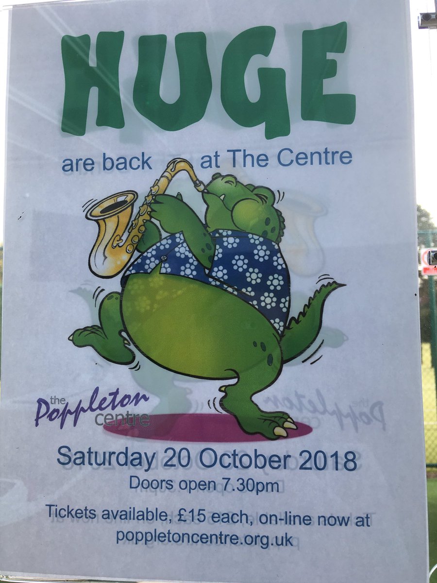Tickets still available poppletoncentre.org.uk #huge #poppleton #york #concert <a href="/poppletoncentre/">Poppleton Centre</a> @minsterfm <a href="/Handymag_Nicky/">Nicky Whalen</a> <a href="/yorkmumbler/">York Mumbler</a>