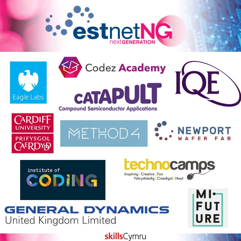 TechnologyConnx's tweet image. We’re pleased to announce the following members as our active participants representing the dynamic tech industry in Wales. To inspire and influence our next generation. @SkillsCymru 

#careergoals #futureskills #getworkready #ESTnetNG #education #careers #STEM #stemeducation