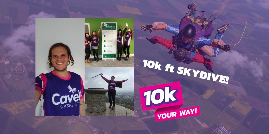 CavellCharity's tweet image. Our incredible 10k ft SKYDIVERS are rearranging their #10kForNurses jumps due to the typical British weather on Saturday 🌧️☔️
Keep an eye out for updates on when they will jump, this means extra time for fundraising!

Thx Richie from @unisontweets, team @finegreen_ &amp;amp; @amd4_ann 💜