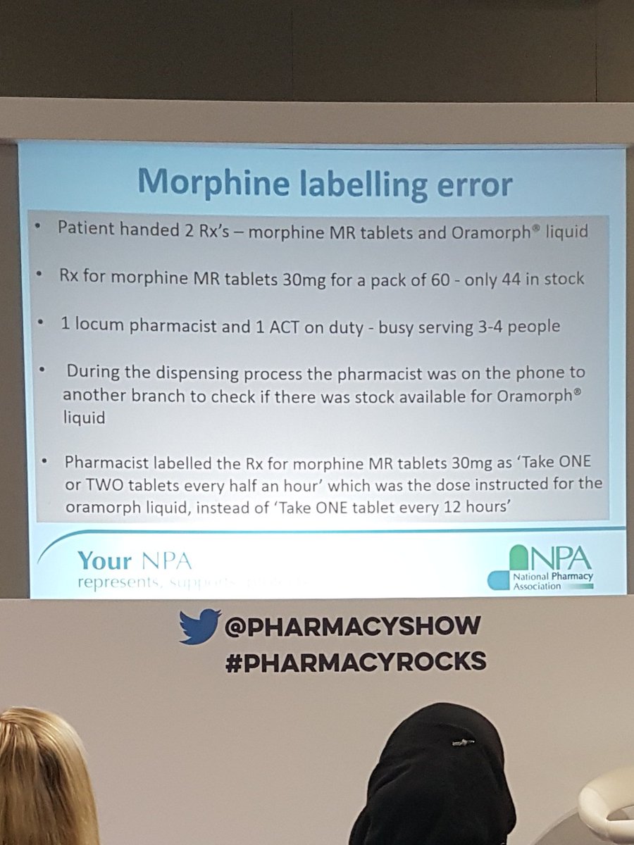 PharmStudyBuddy's tweet photo. 😱 pt had taken 13 tabs by the time they came in the next day to collect the owing! Momentary lapse in concentration can lead to severe patient harm.

Stay alert, take a break, utilise your team!

#opioids #patientsafety #ps18 #pharmacyrocks https://t.co/ONyoNKqwQ4